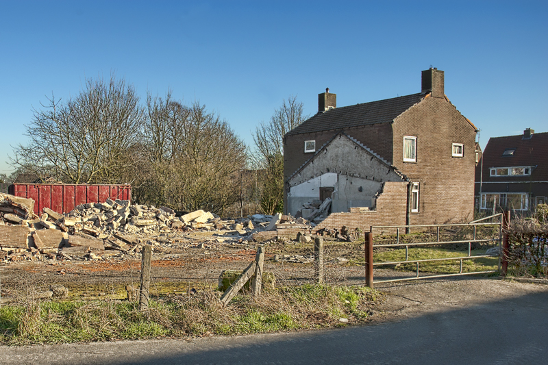 Afbraak boerderij Derksen