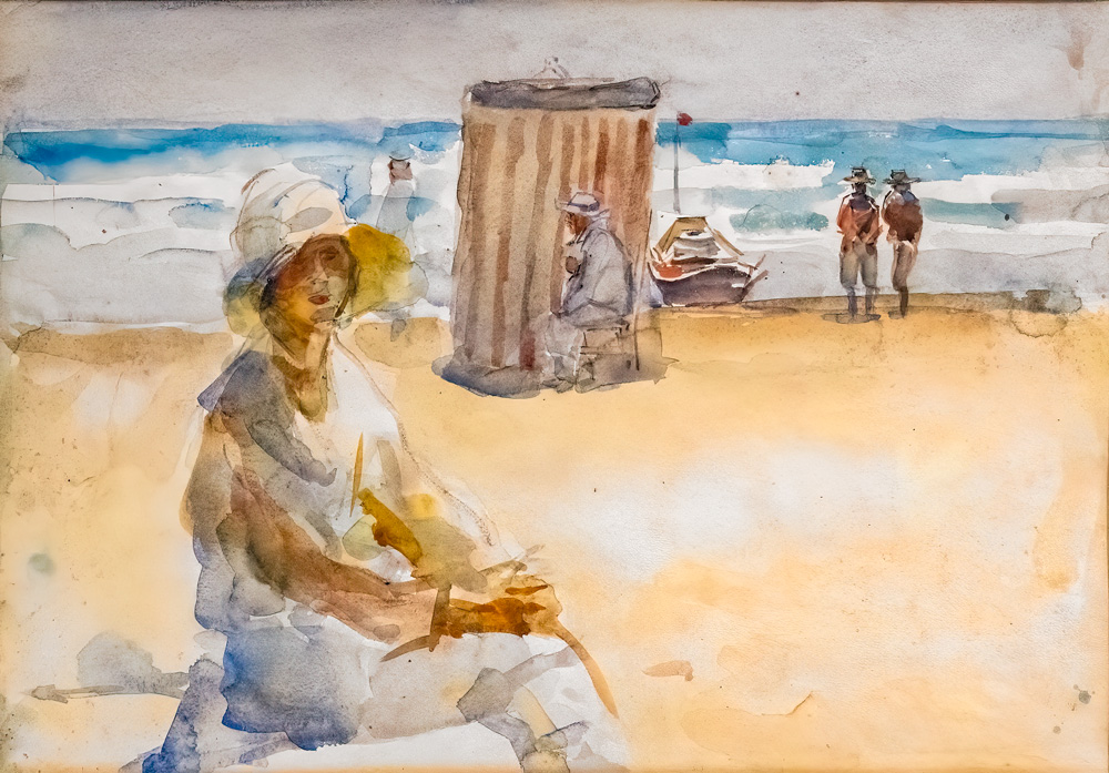 Vouw op het strand, Viareggio