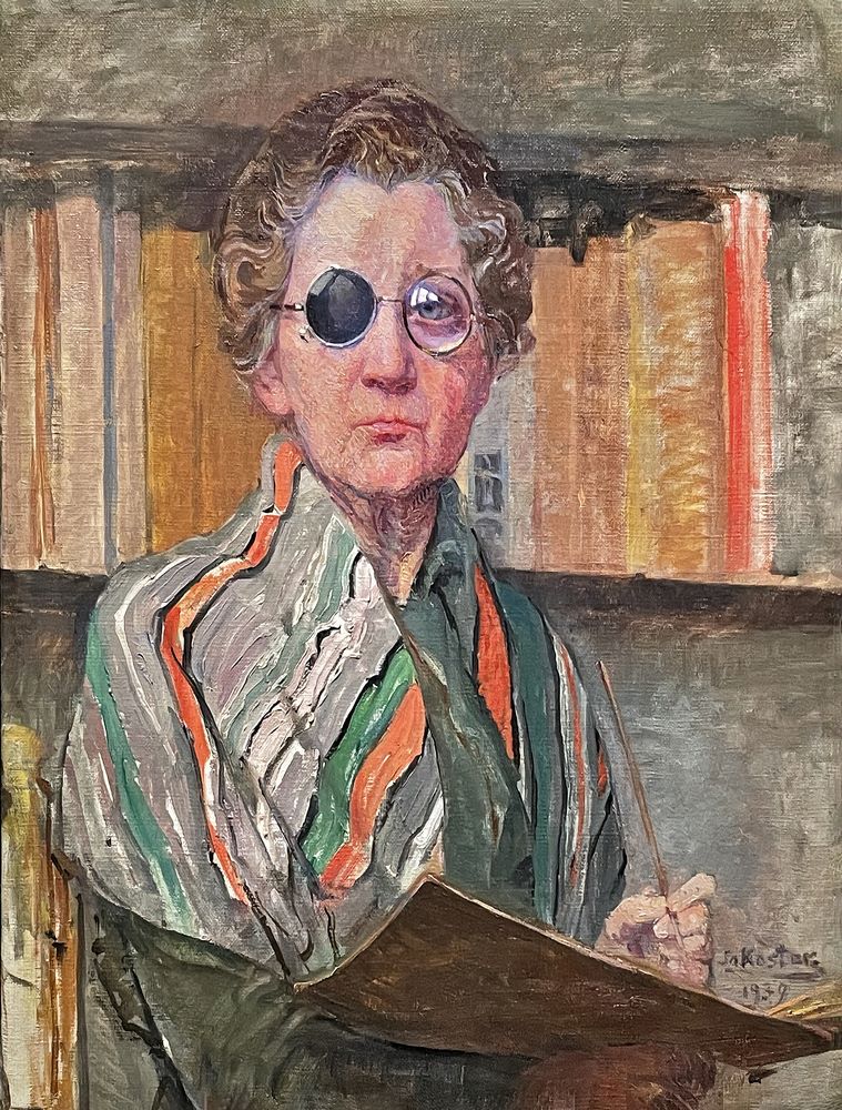 Zelfportret, Jo Koster, 1939