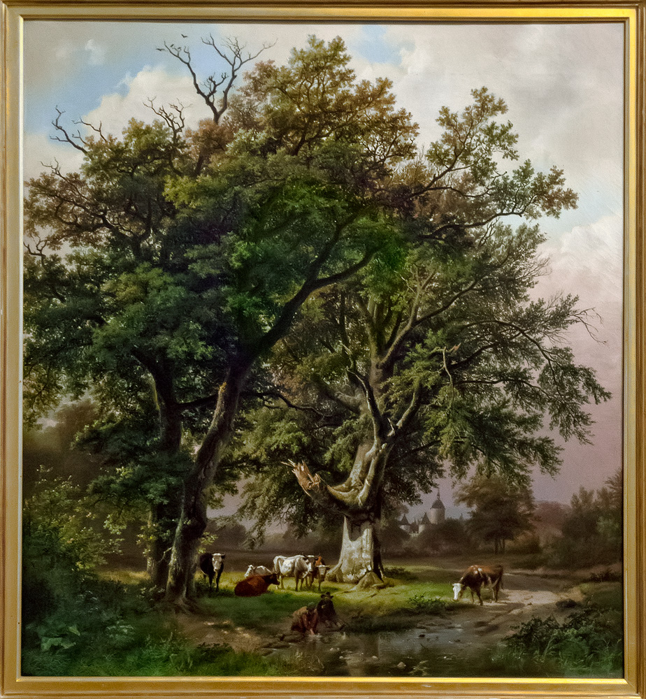 W. Koekkoek, De grote beuk voor Kasteel Moyland