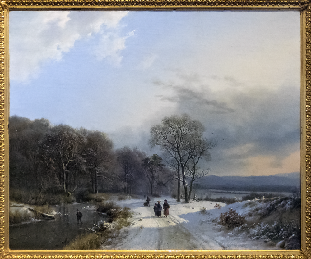 W. Koekkoek, Winterlandschap bij Beek Nijmegen