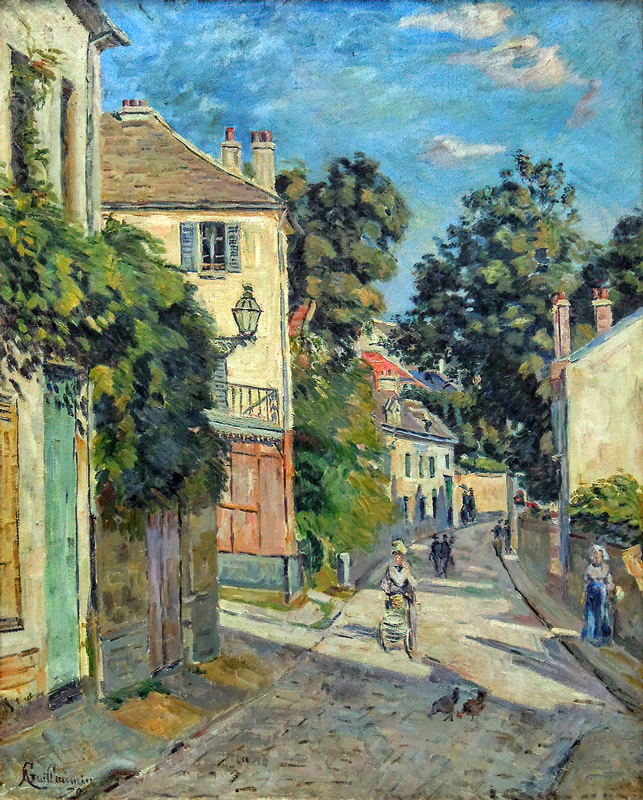 Guillaumin A. Rue de Saint-Cloud, 1870