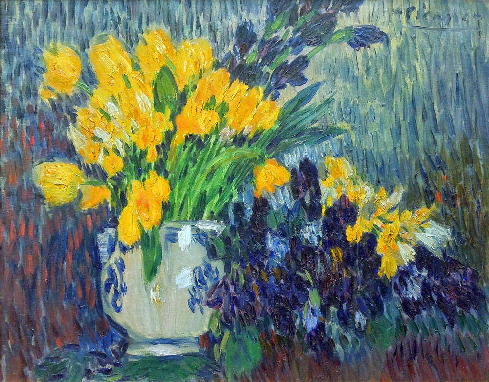 Picasso P. Tulpen en gadiolen ,1901