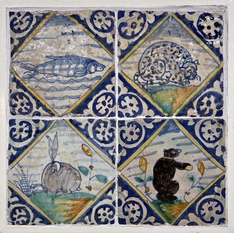 Kwadraattegels, 1600-1650