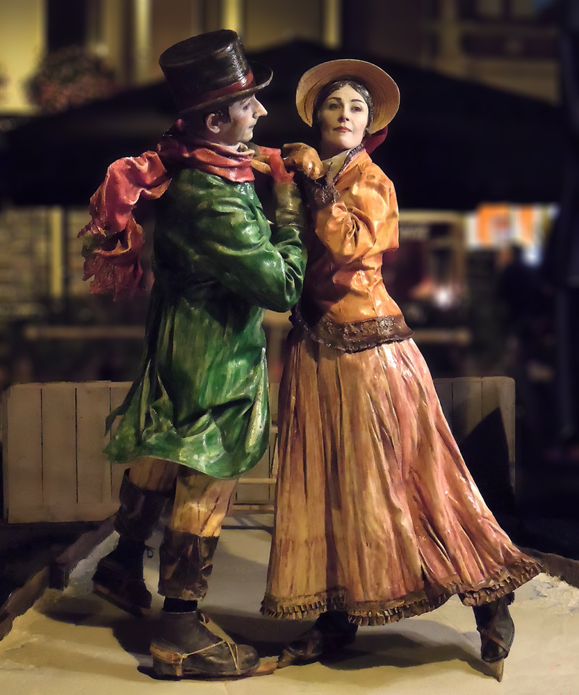 Living statues by night, 2013